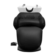 Elektrische Coiffeur-Friseurwaschanlage Super Comfort black