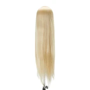 Friseur-Trainingskopf, synthetischem Haar, Länge 61 cm