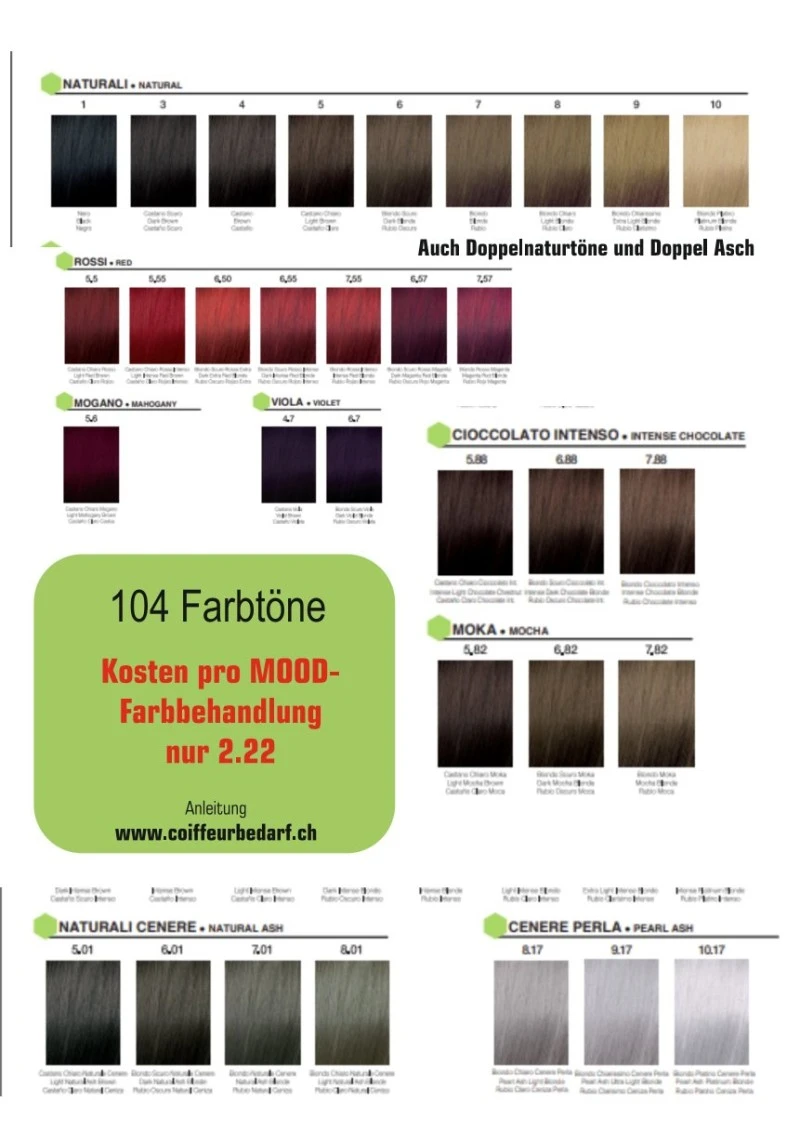 MOOD STARTER-SET 104 Farben