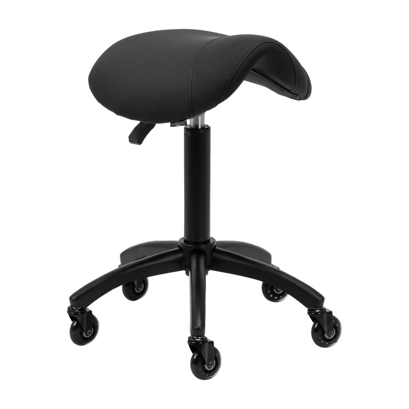 Rollhocker  Sattelhocker schwarz