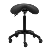 Rollhocker  Sattelhocker schwarz