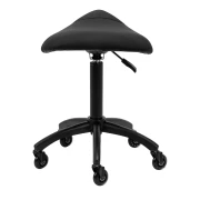 Rollhocker  Sattelhocker schwarz