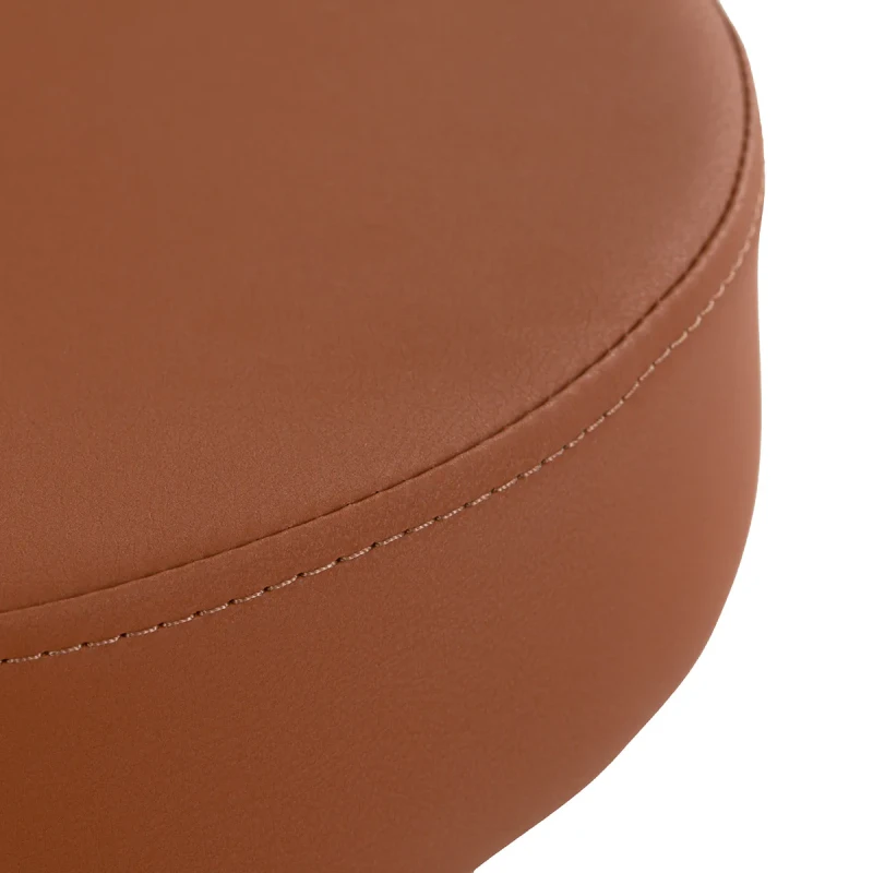 Rollhocker DORA – Mobil & ergonomisch für Salon, Studio & Praxis- Braun