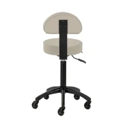 Rollhocker DORA – Mobil & ergonomisch für Salon, Studio & Praxis- GRAU